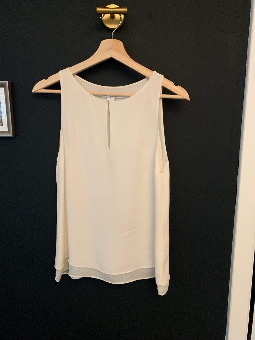 DIANE von FURSTENBERG silk sleeveless top